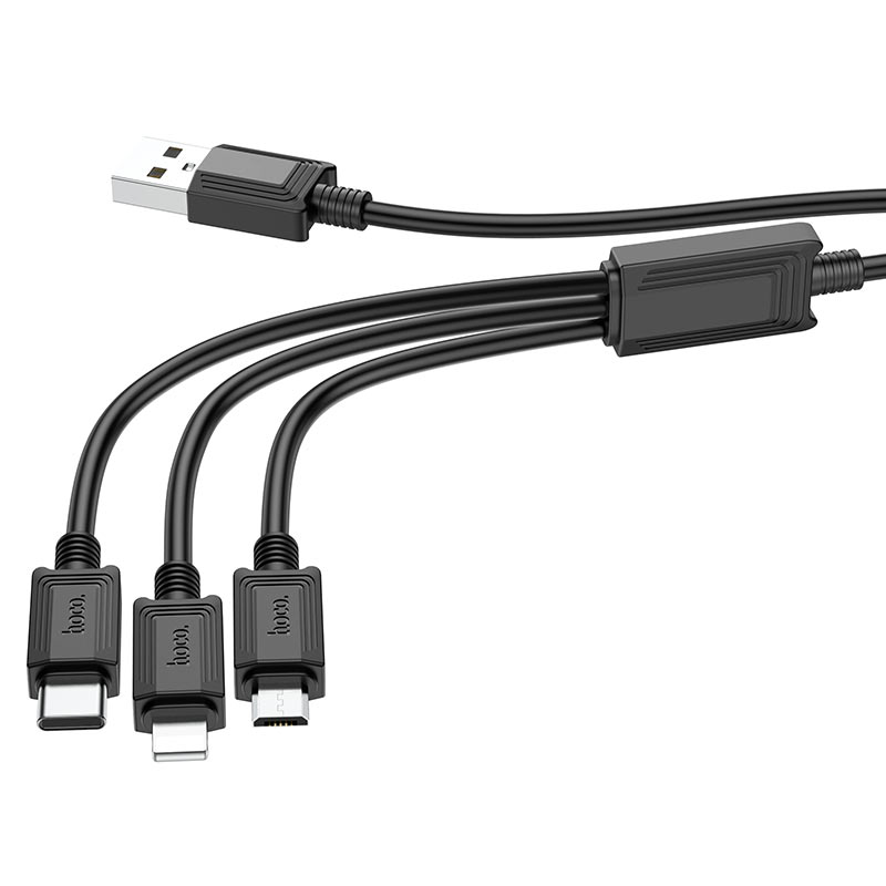hoco. x74 3 in 1 charging cable
